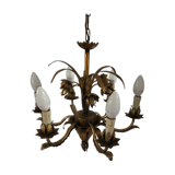 Lustre métal doré