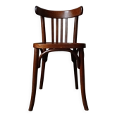 Baumann bistro chair in curved wood 1960