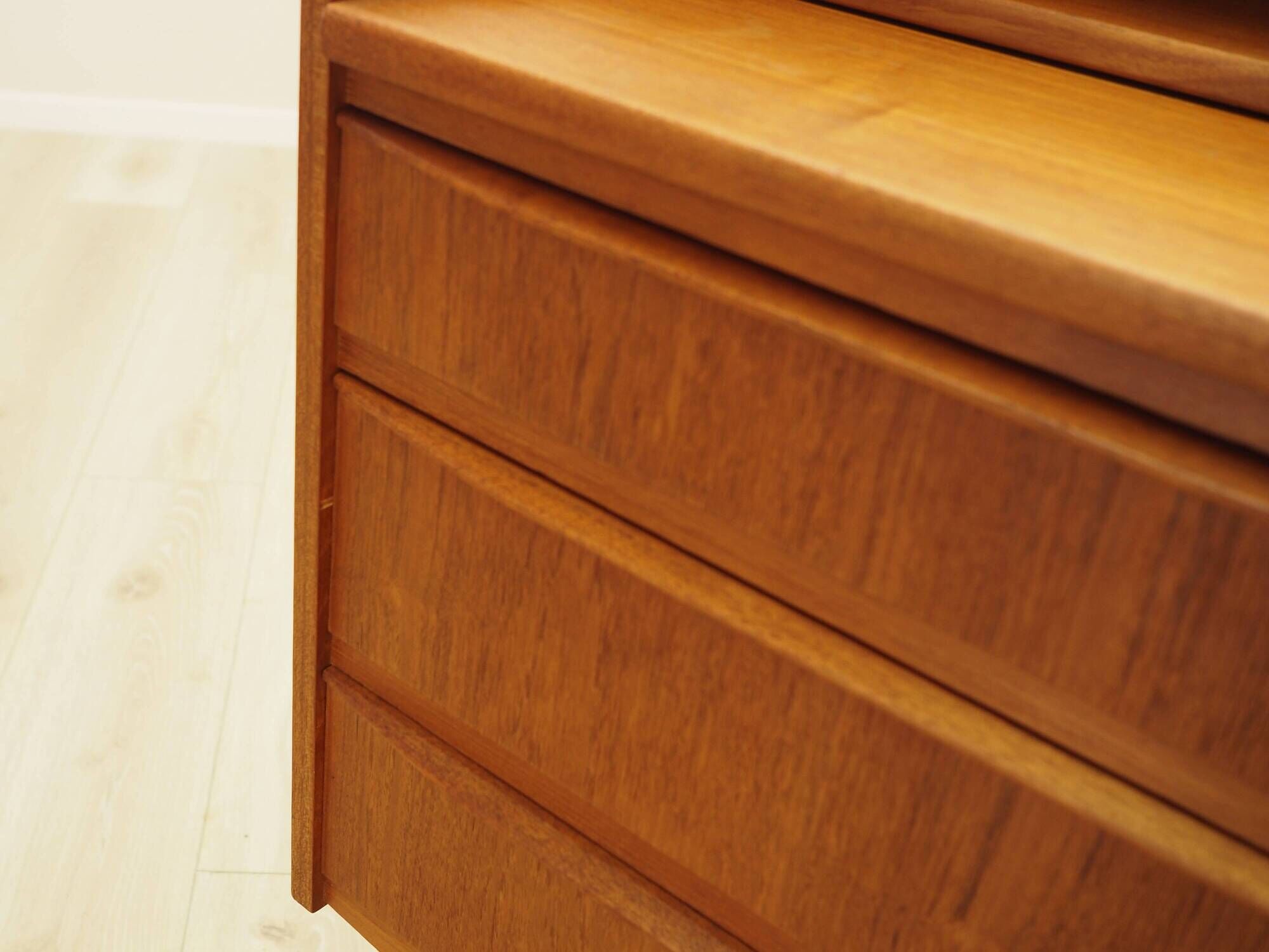 Danish Teak Secretary Desk with Hutch, 1970s