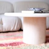 Cement coffee table
