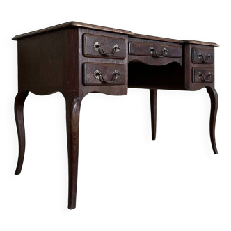 Bureau provençal en chêne style Louis XV