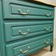 Vintage cherry wood commode refurbished
