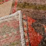 3x10 Rose Red Turkish Vintage Runner Rug,  80x309Cm SK 20304