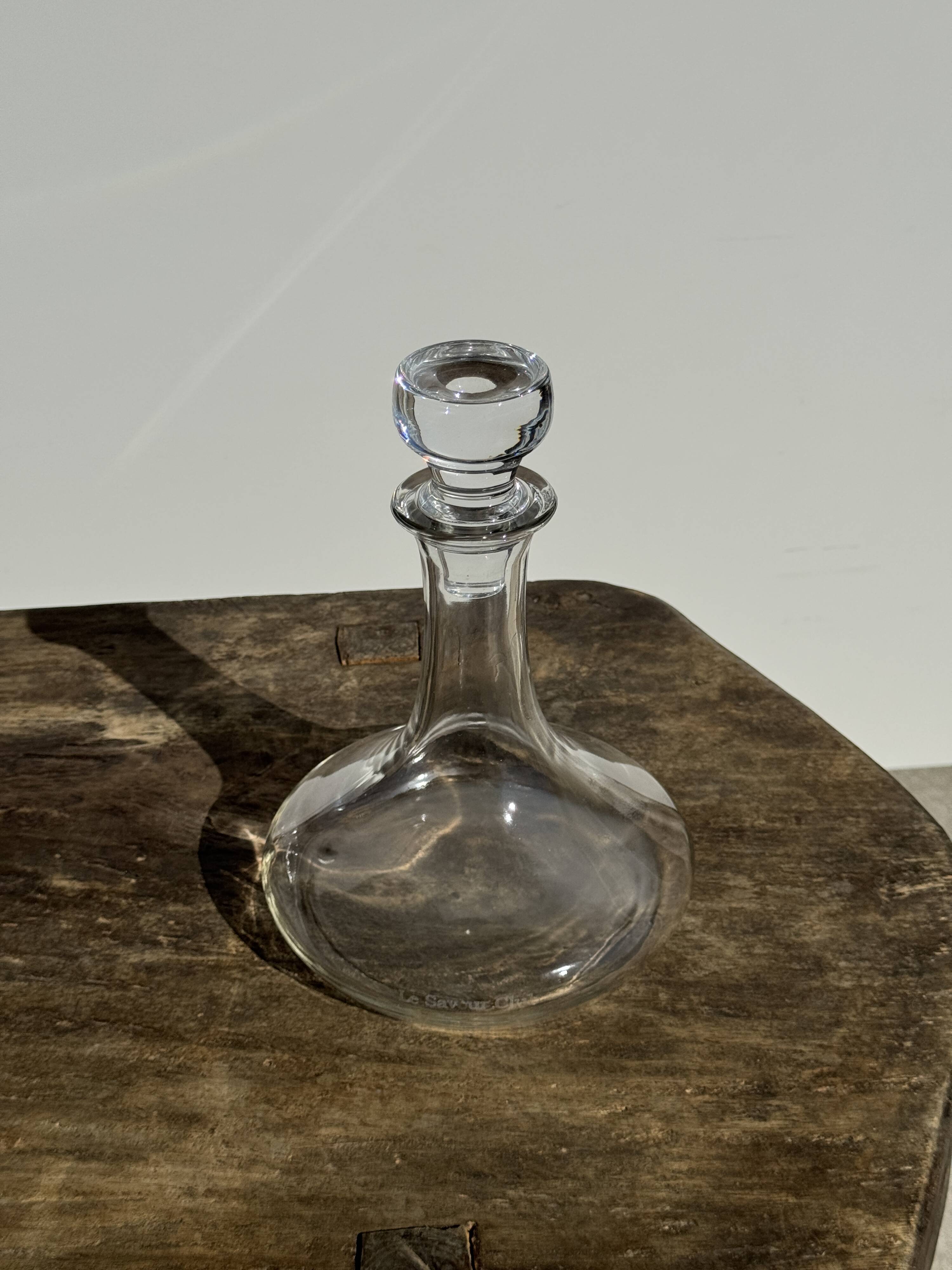 Carafe à décanter vintage à bouchon plat H24