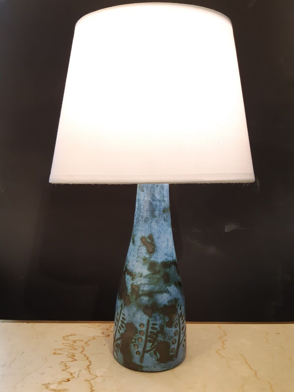 Jacques Blin ceramic lamp