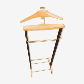 Night valet in beech and brass by Fratelli