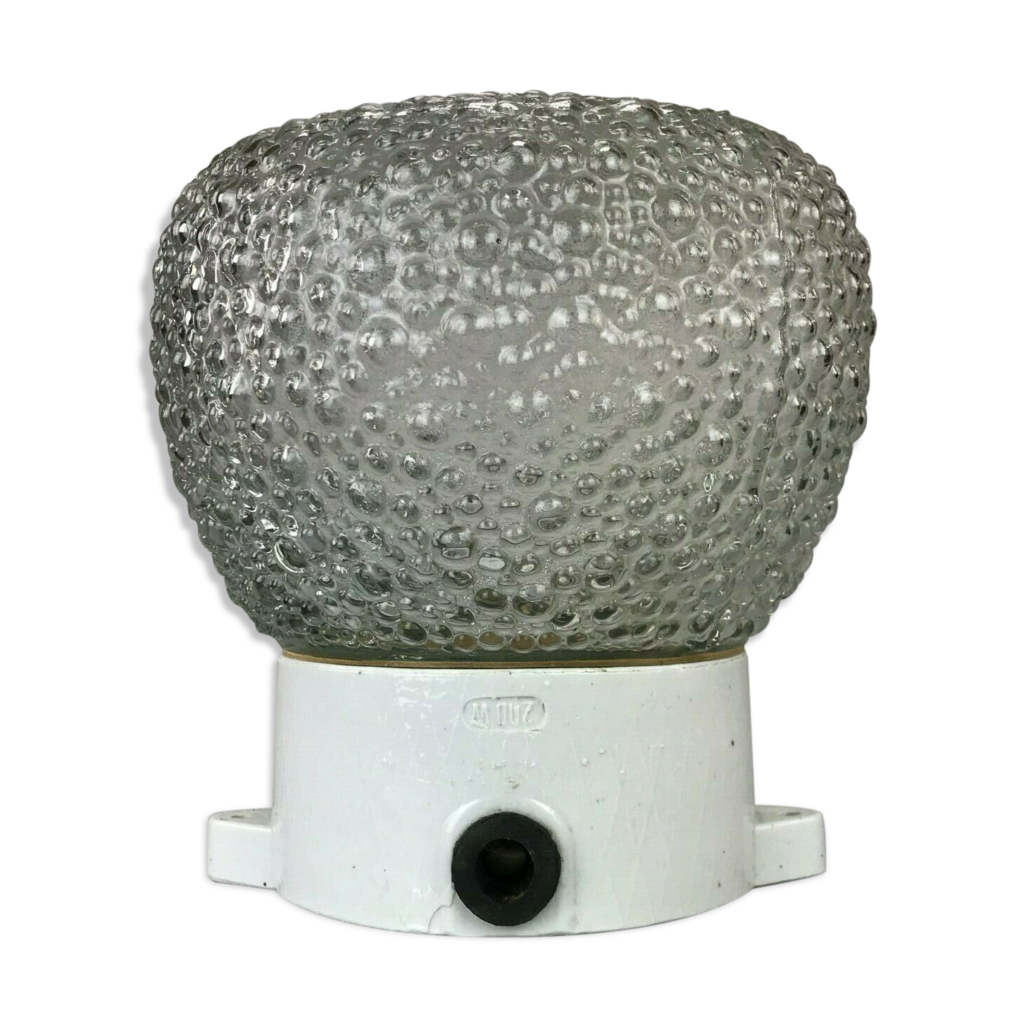 50s 60s lamp light wall lamp cellar lamp ceramic glass design 50s 60s