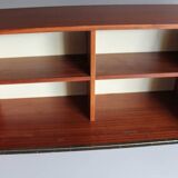 Teak and white formica secretary