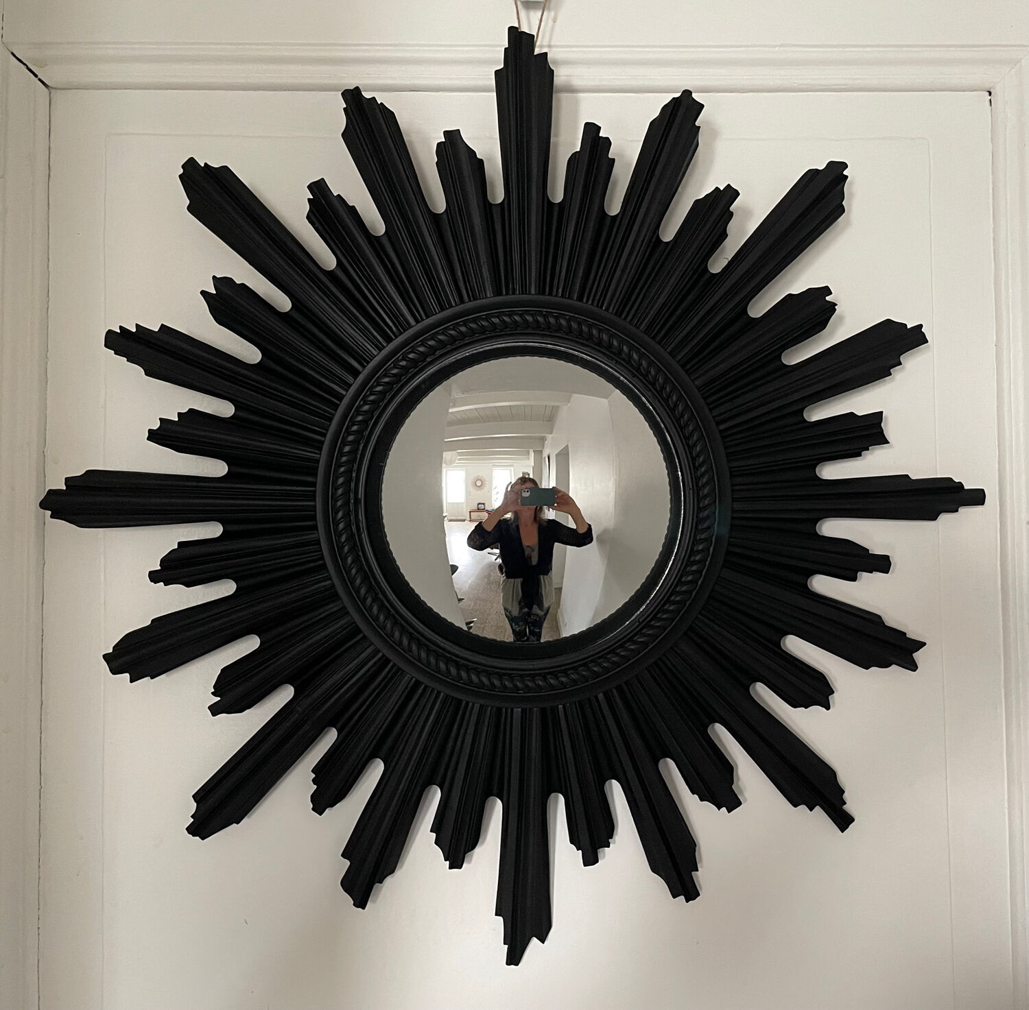 Vintage sun mirror witch's eye