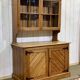 Two-part English sideboard in fir and walnut from the 1930s