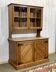 Two-part English sideboard in fir and walnut from the 1930s