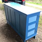 Buffet René Gabriel 1950 oak reconstruction