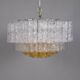 Vintage 1960s Murano Glass Pendant Chandelier, Italian Design