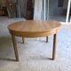 Table scandinave extensible en chêne des années 60