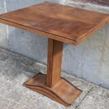 Bridge table and armchairs x 4