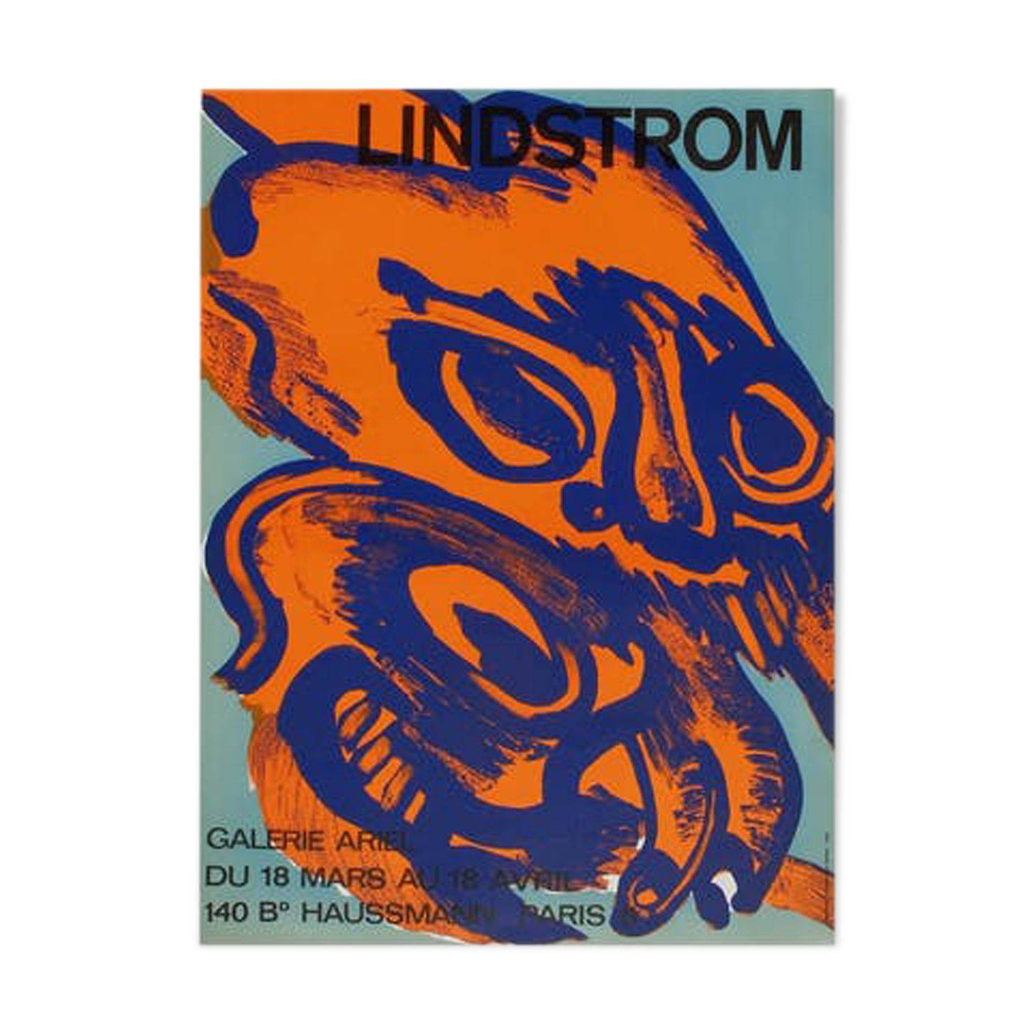 Poster Bengt Lindstrom 1968