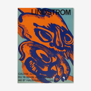 Poster Bengt Lindstrom 1968