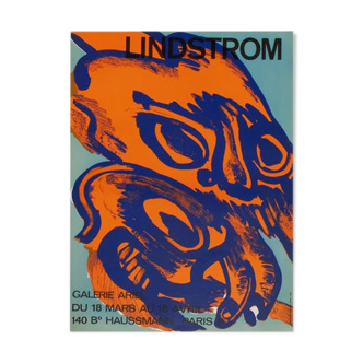 Affiche Bengt Lindstrom 1968