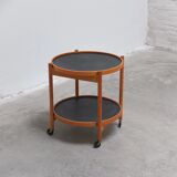 Serving trolley with reversible trays by Hans Bølling for Torben Ørskov, 1960s