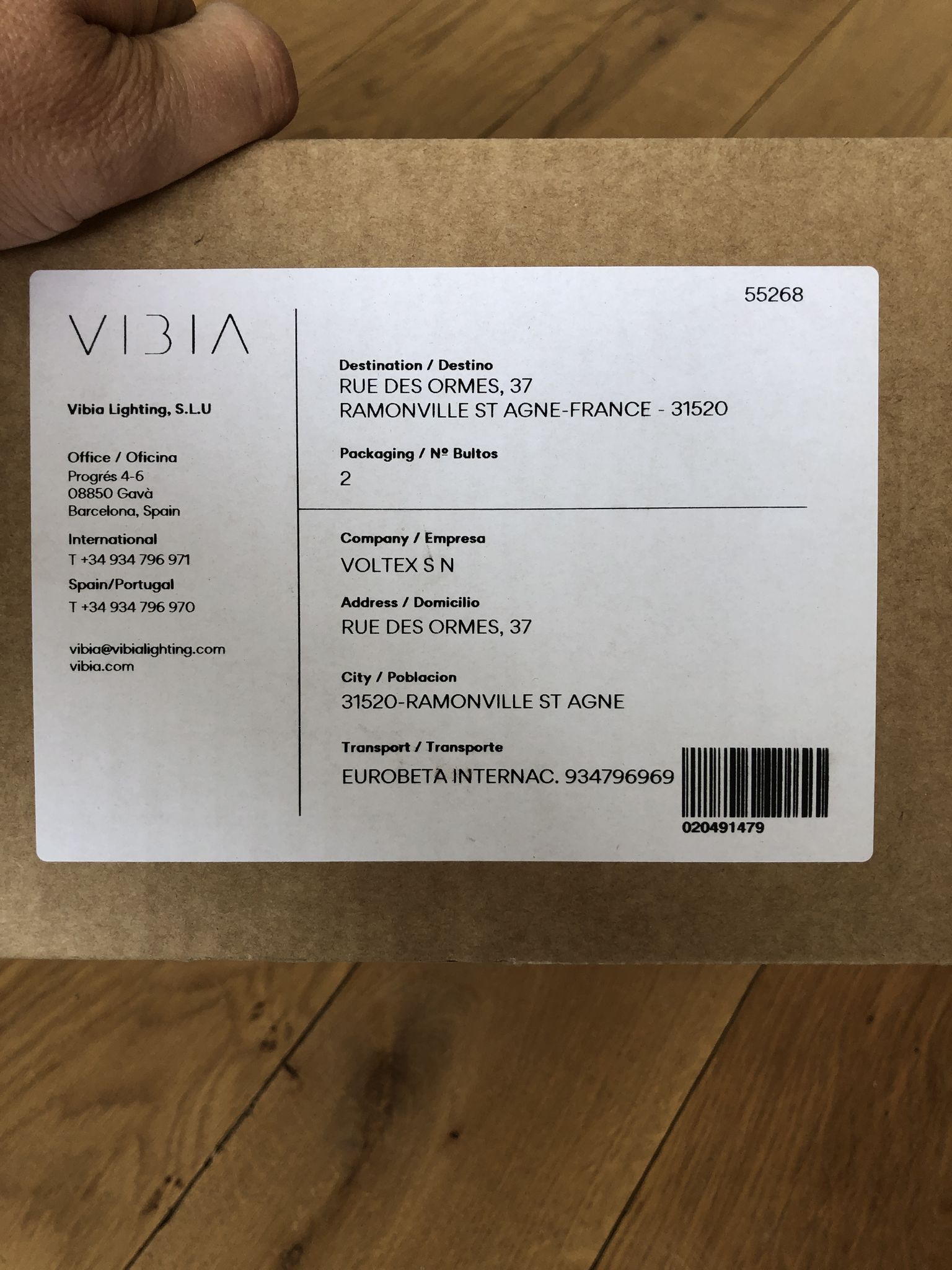 Vibia Pin 1680