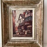 Tableau village  français