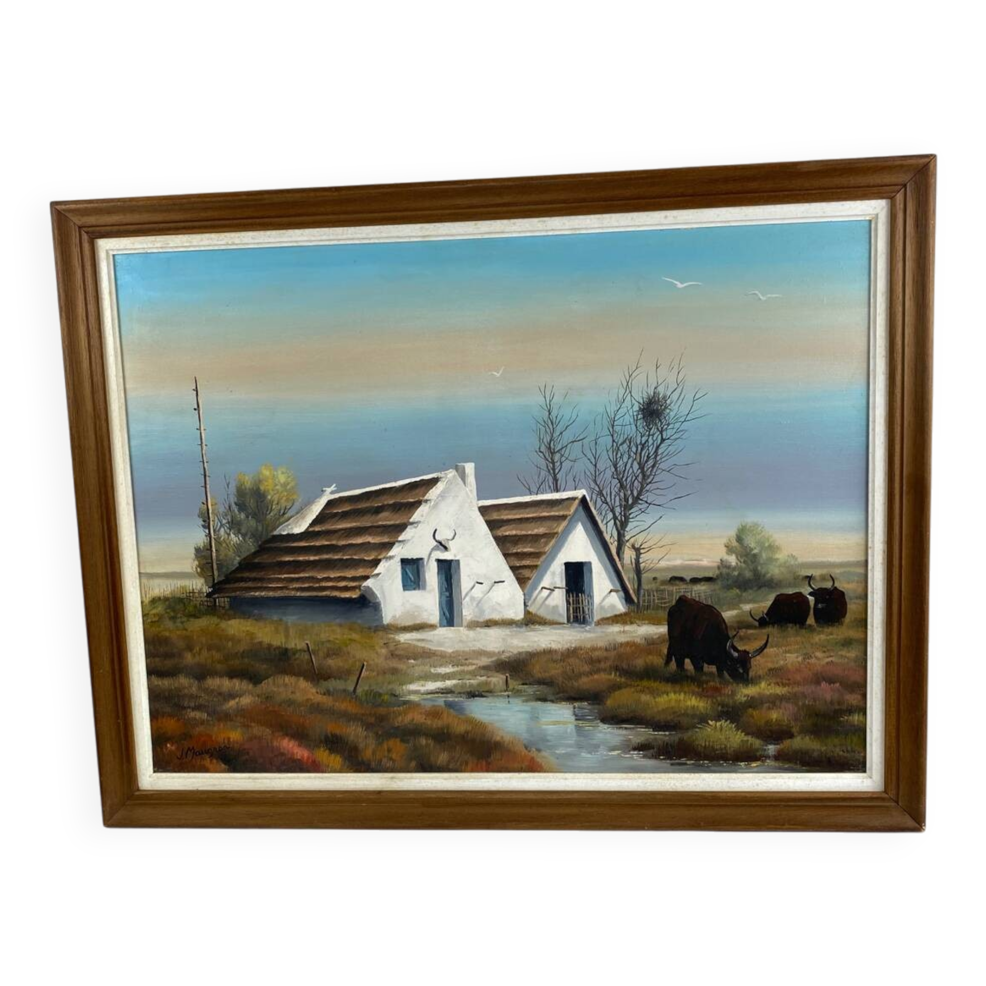 Keeper's huts by Jean Marignan