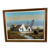 Keeper's huts by Jean Marignan
