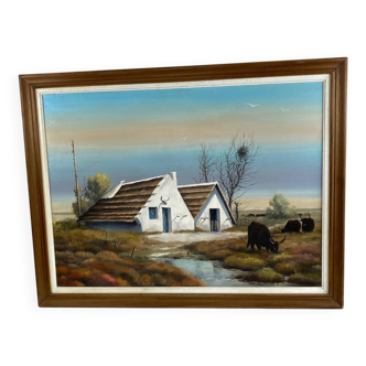 Keeper's huts by Jean Marignan