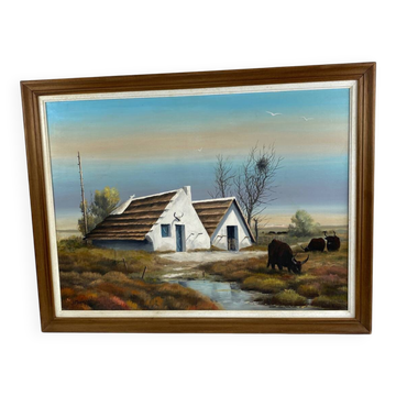 Keeper's huts by Jean Marignan
