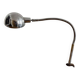 Adjustable desk lamp, chromed metal, France 1940
