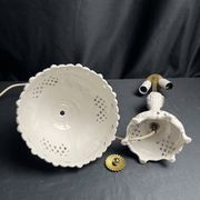 Bassano Italy 20th century earthenware table lamp