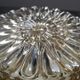 Old ceiling lamp vintage wall lamp in white glass amber patterns 1960 ø 16.5 cm tbe vintage