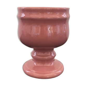 Pink standing plant pot