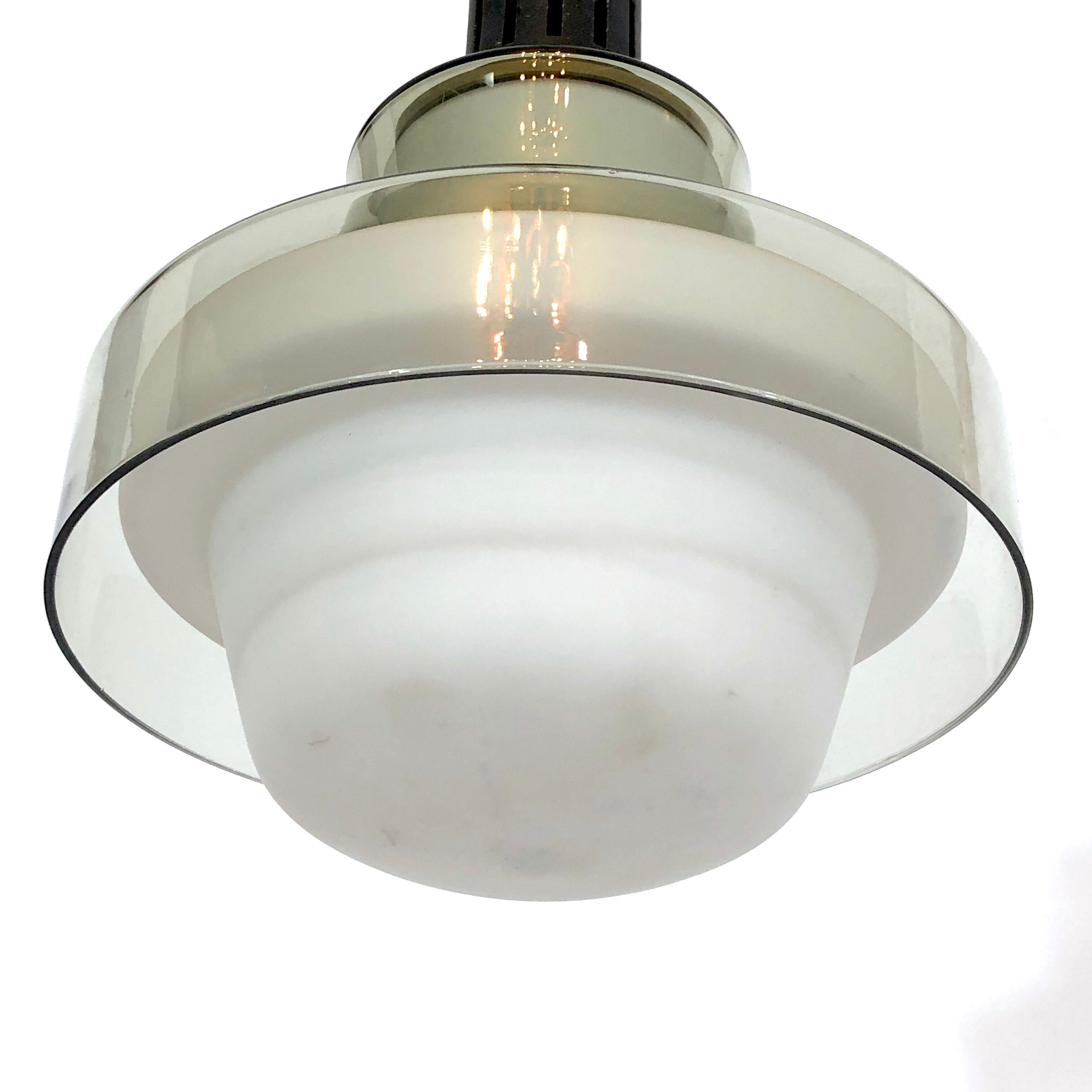 Mid-century brass pendant lamp from 50s Stilnovo