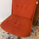 Orange armchairs