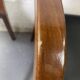 Paire de fauteuils en cuir et bois