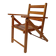 Vintage folding teak chair for children