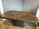 Paul Kingma brutalist coffee table, stone and brass, 1980s