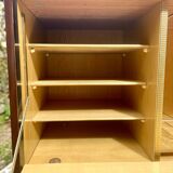 Bar cabinet on wheels