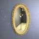 Miroir en bambou italien du milieu du siècle, années 1960