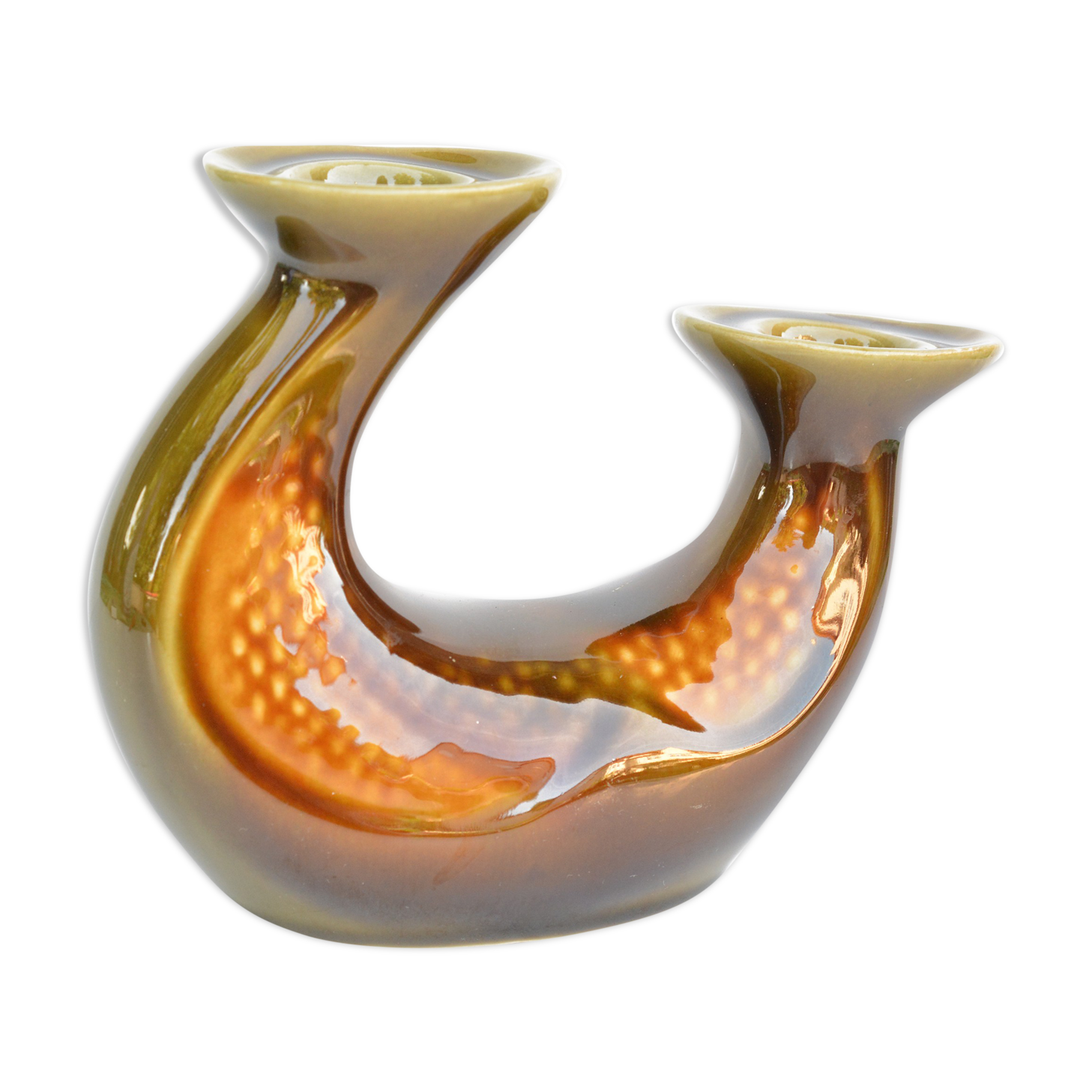 Ceramic candlestick, Ditmar Urbach, Czechoslovakia, 1960s