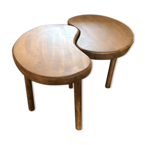 paire de tabourets tripode