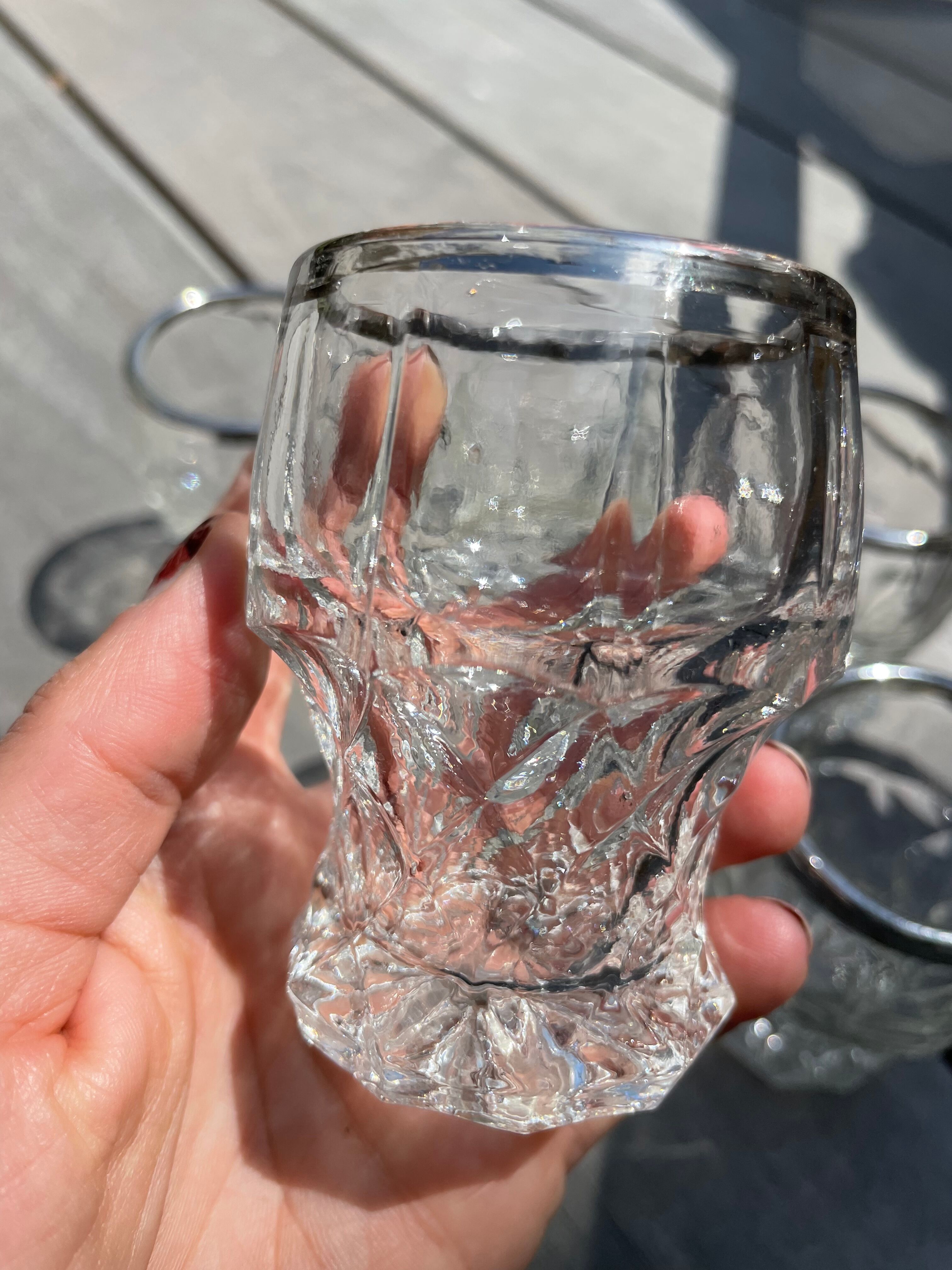 Set of 6 whiskey glasses