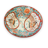 Huge porcelain cup of Imari XIXth Samurai decoration