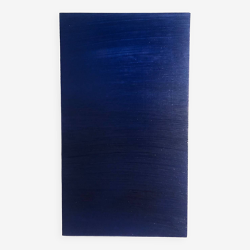 Blue Monochrome Oil Painting