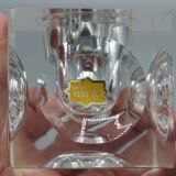 Old vintage crystal lighter designed by antonio imperatore murano 1970 70