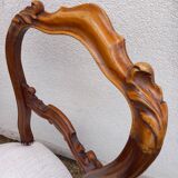 Chaise Louis Philippe restaurée beige