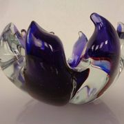 Large Italian bowl in purple Murano glass, 1960s