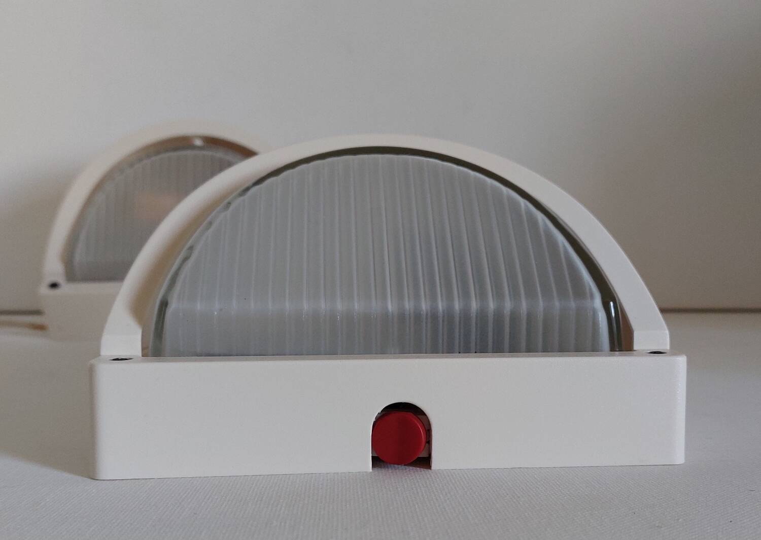 Pair of Italian designer wall lights