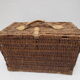 Rectangular wicker trunk